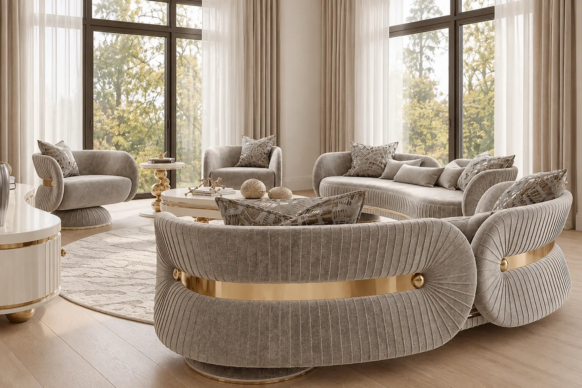 Arella Living Room Wide Angle