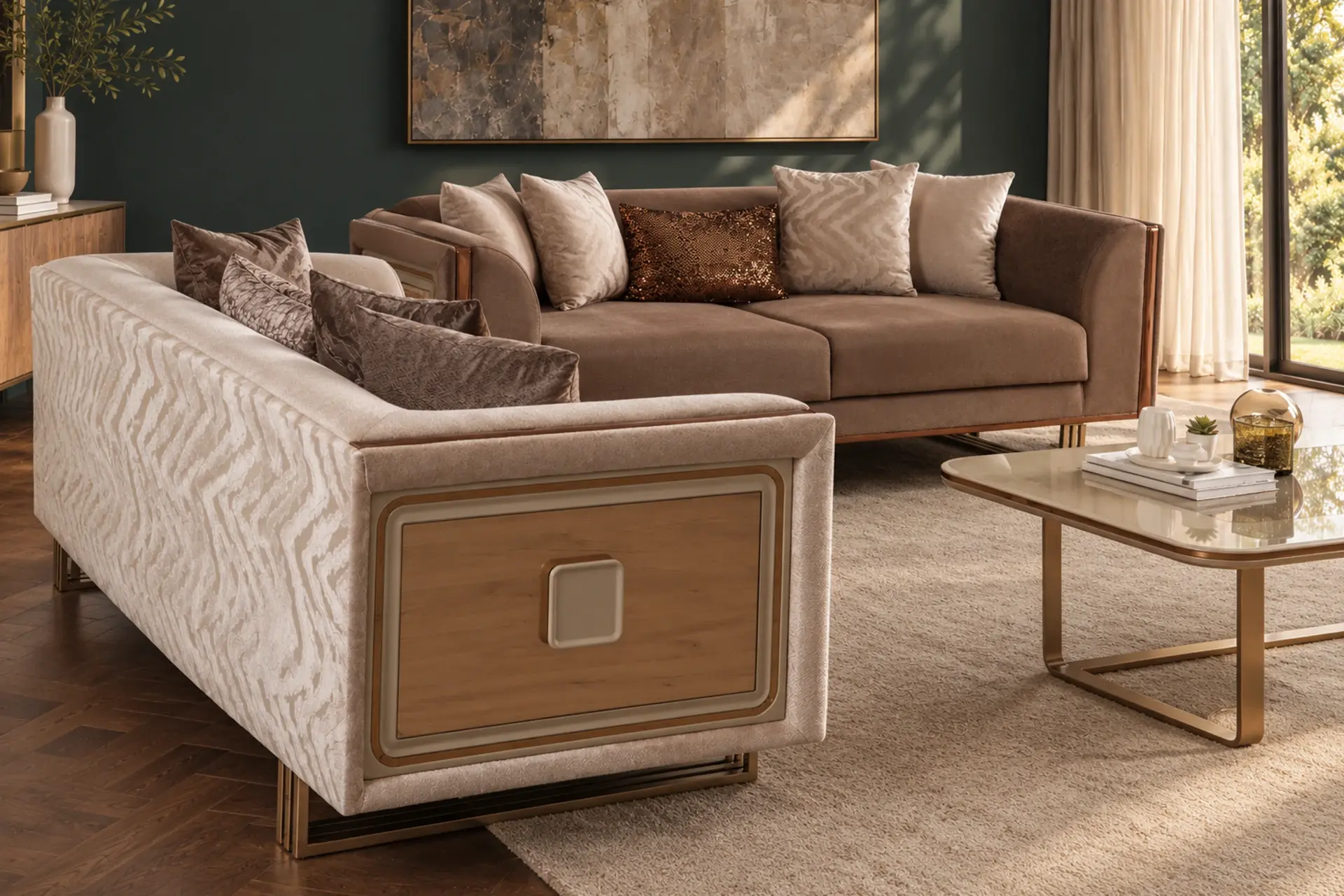 Dubai Living Room Sofa Detail