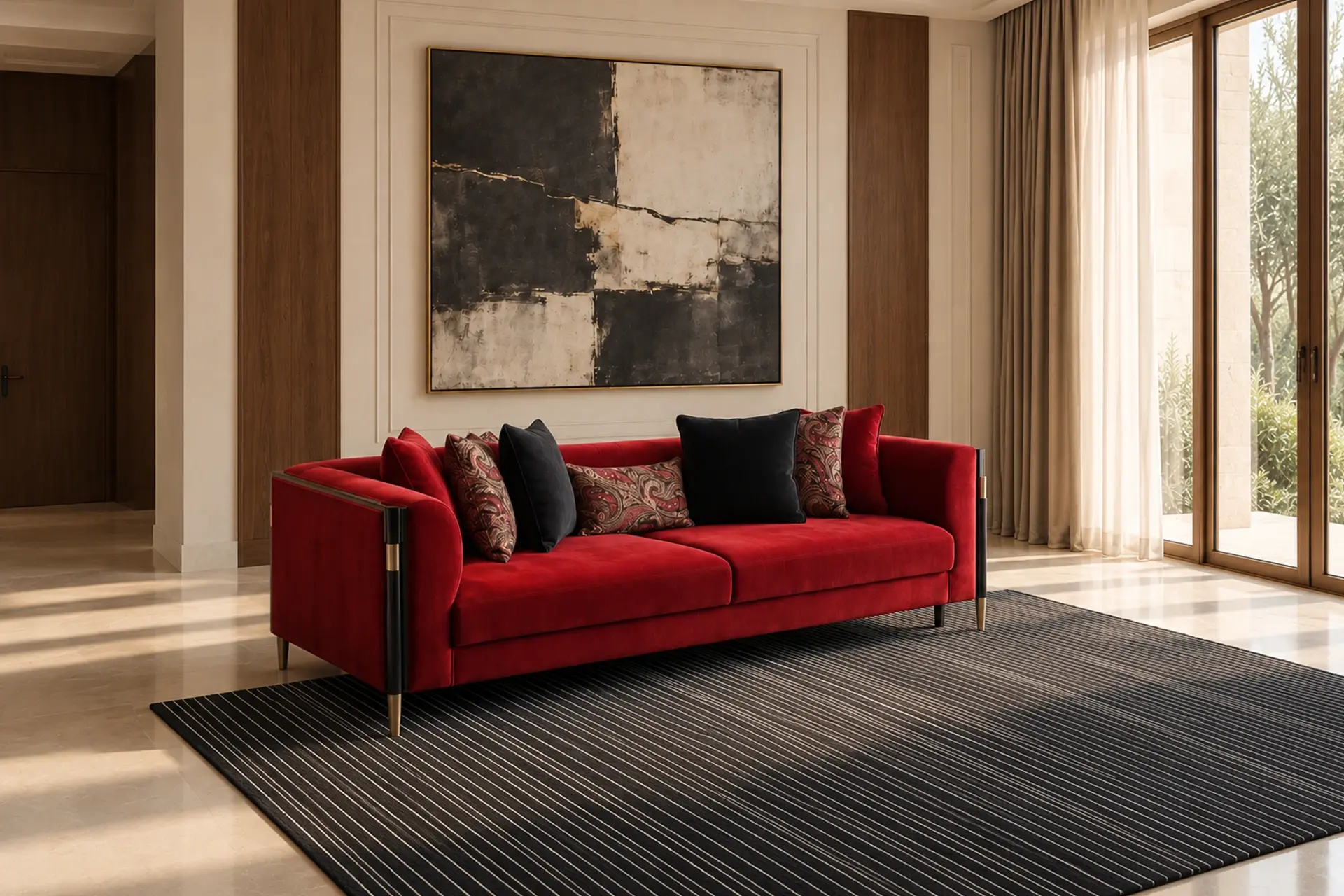 Izabel Living Room Sofa