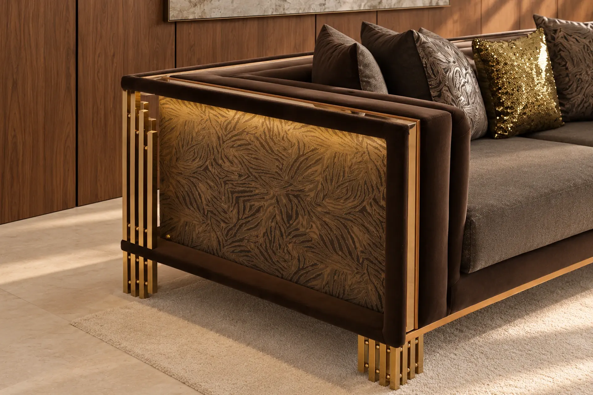 Jaguar Living Room Sofa Detail