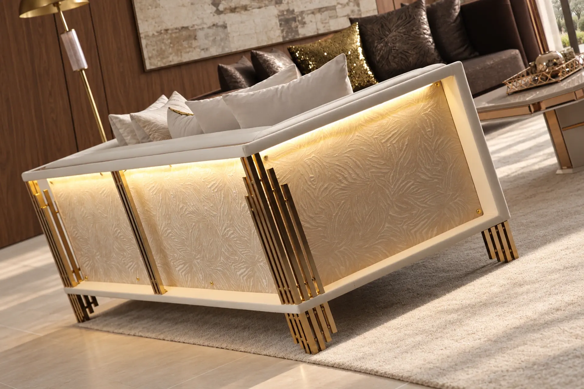 Jaguar Living Room Sofa Detail