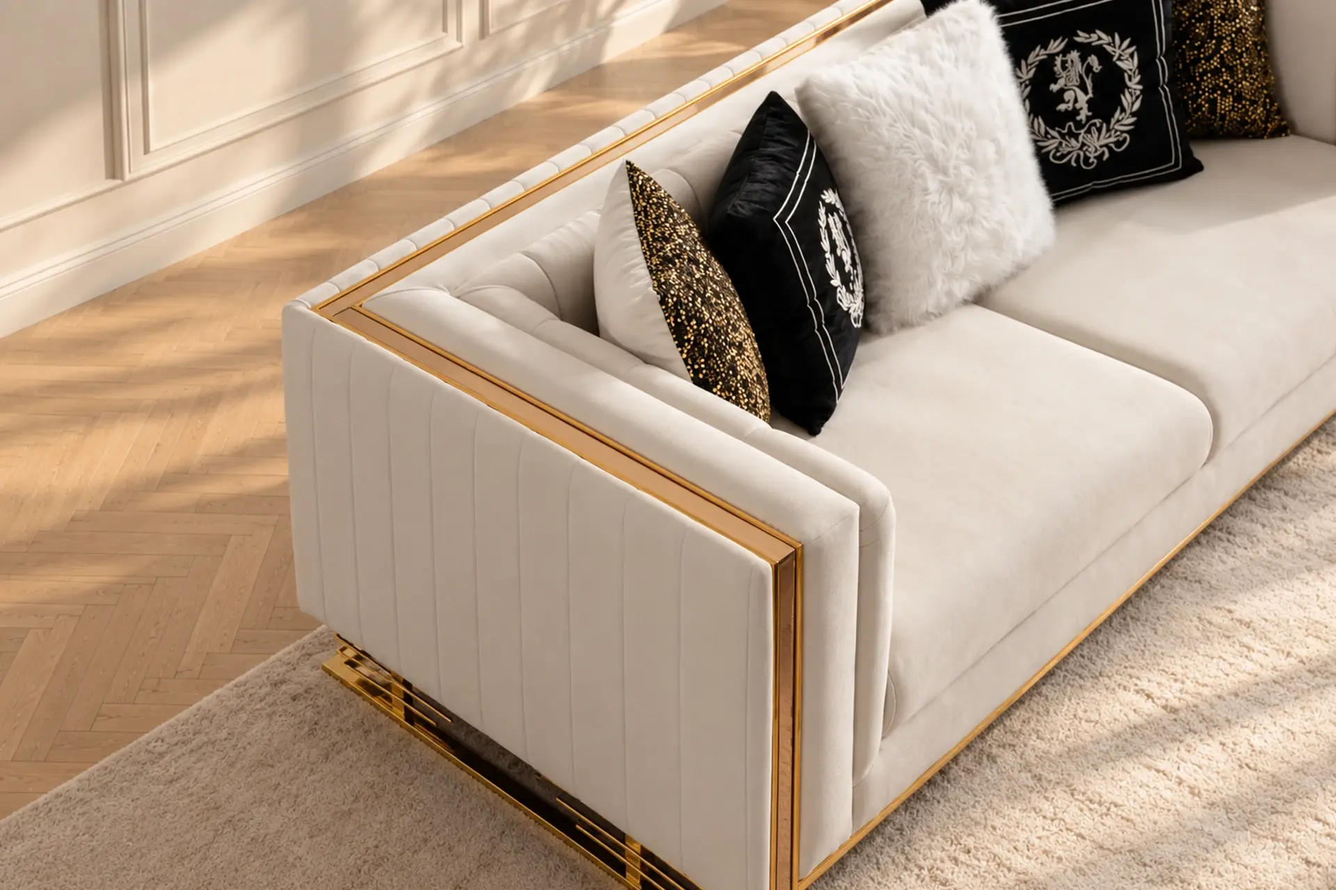 Mora Living Room Sofa Detail