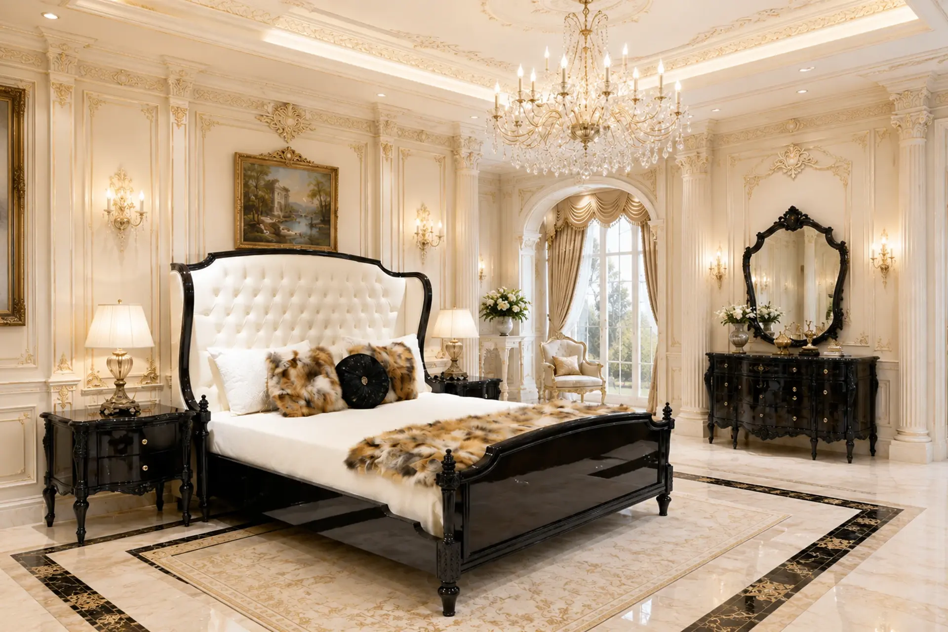Queen Bedroom Wide Angle