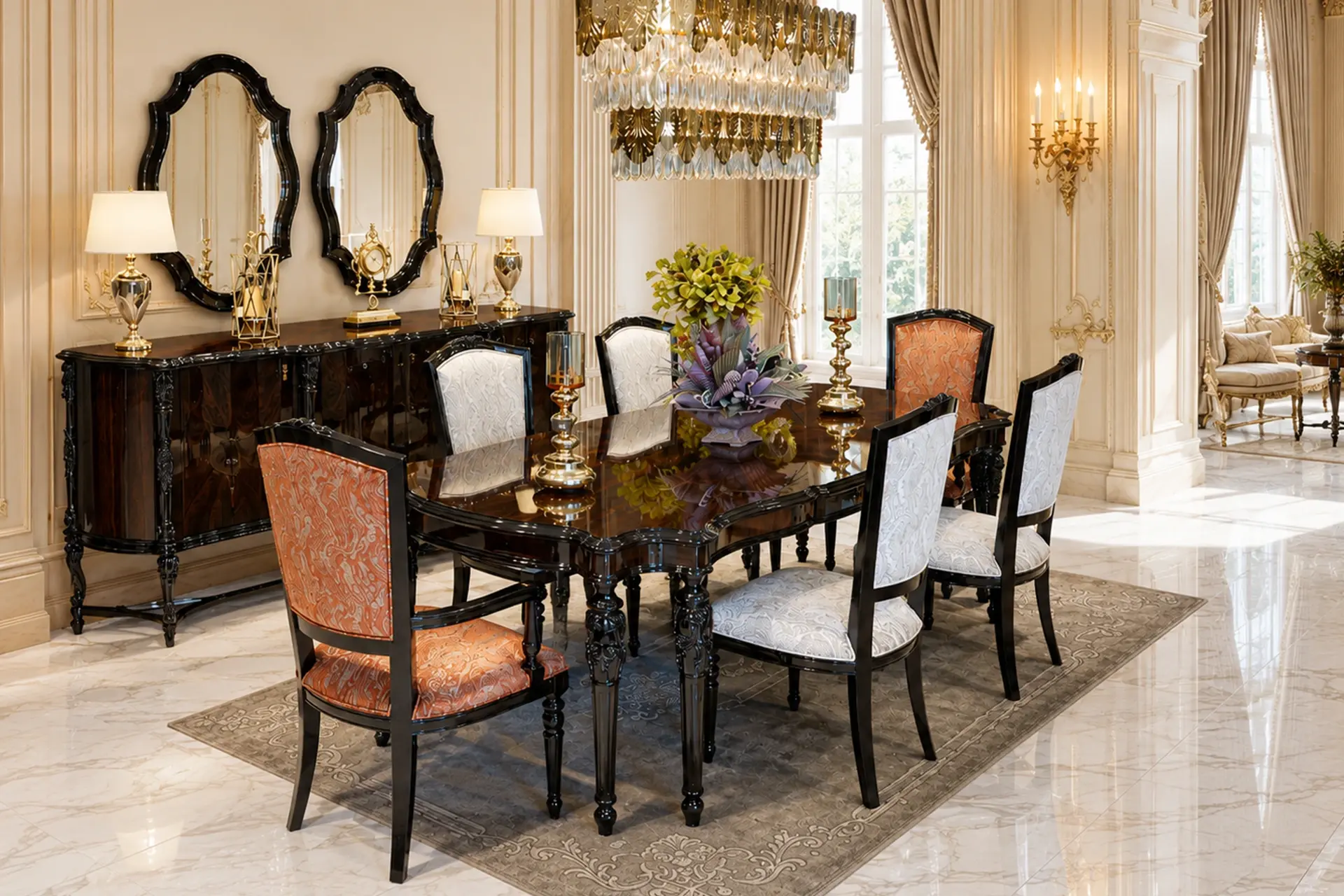 Queen Dining Room Wide Angle