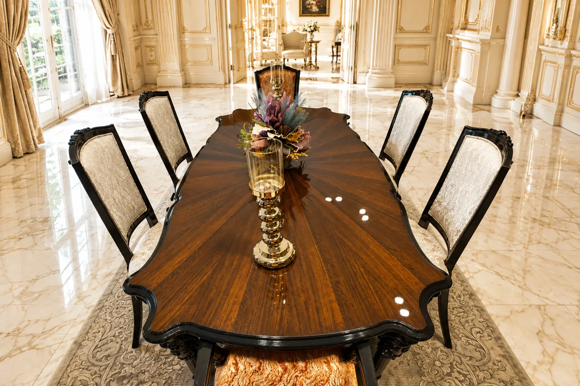 Queen Dining Room Table