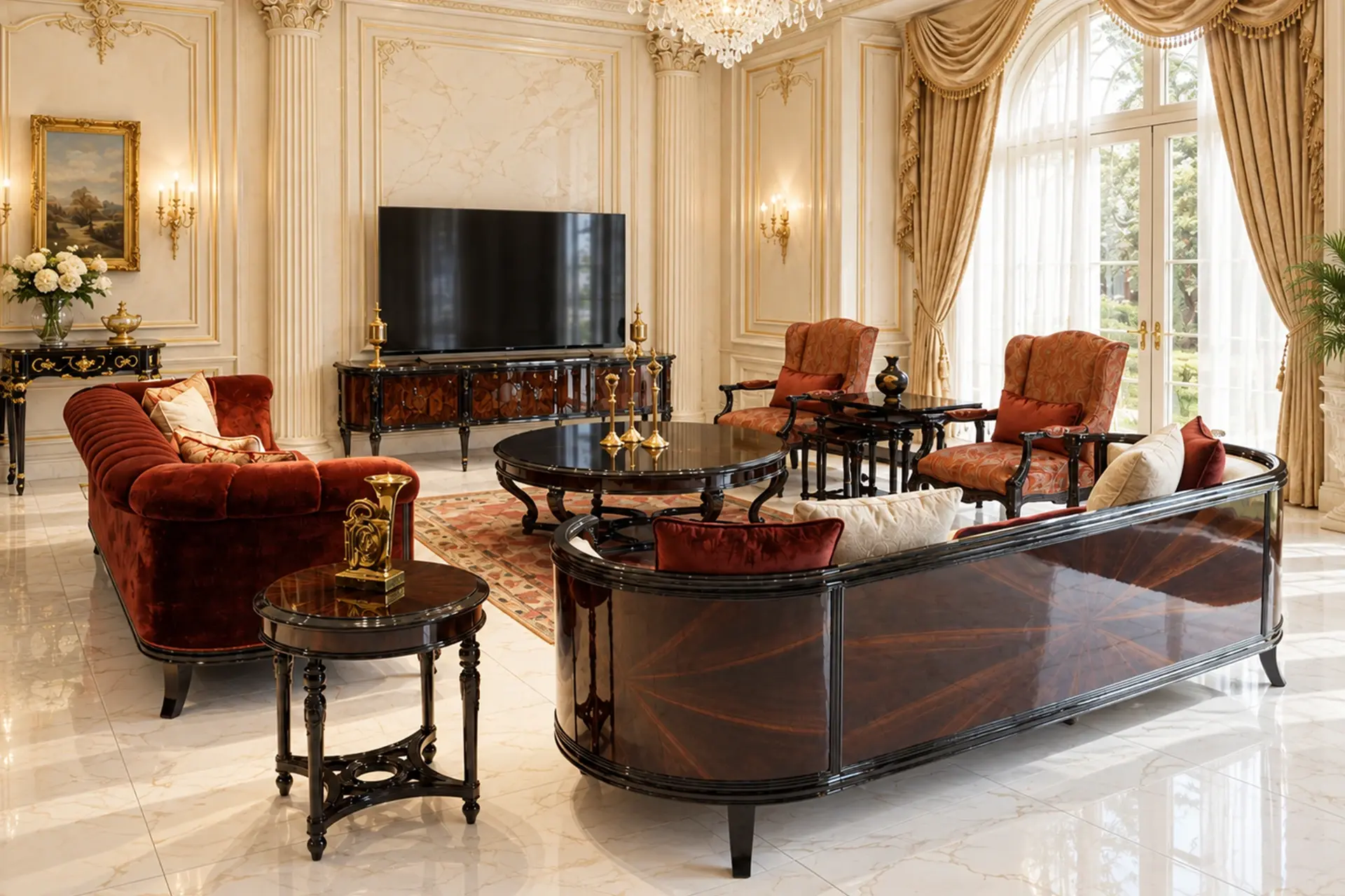 Queen Living Room Wide Angle