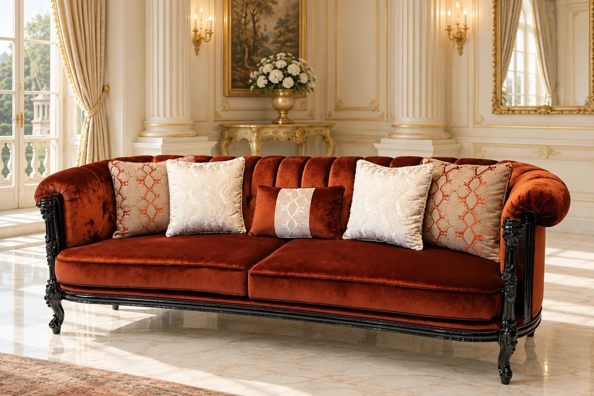 Queen Living Room Sofa