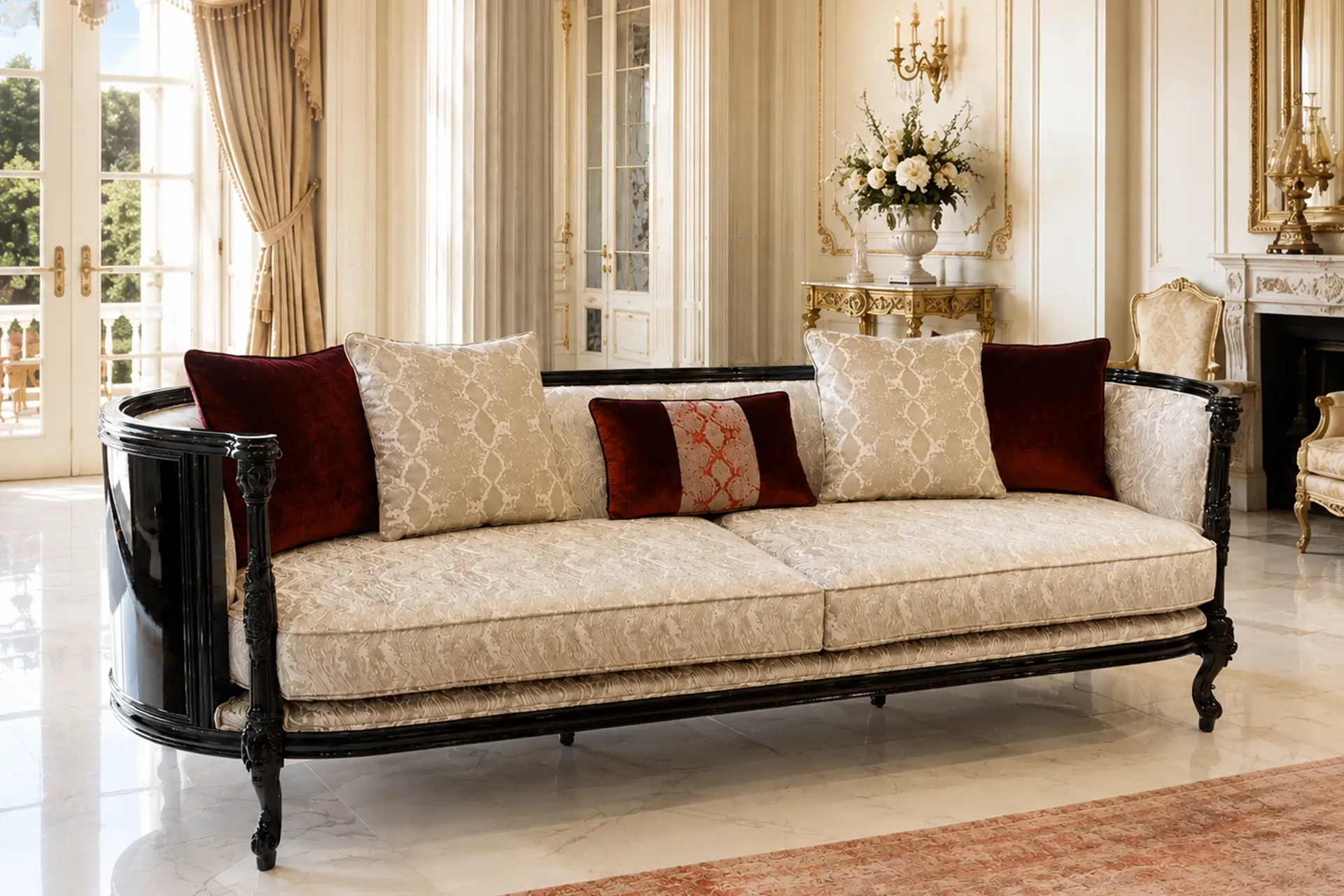 Queen Living Room Sofa