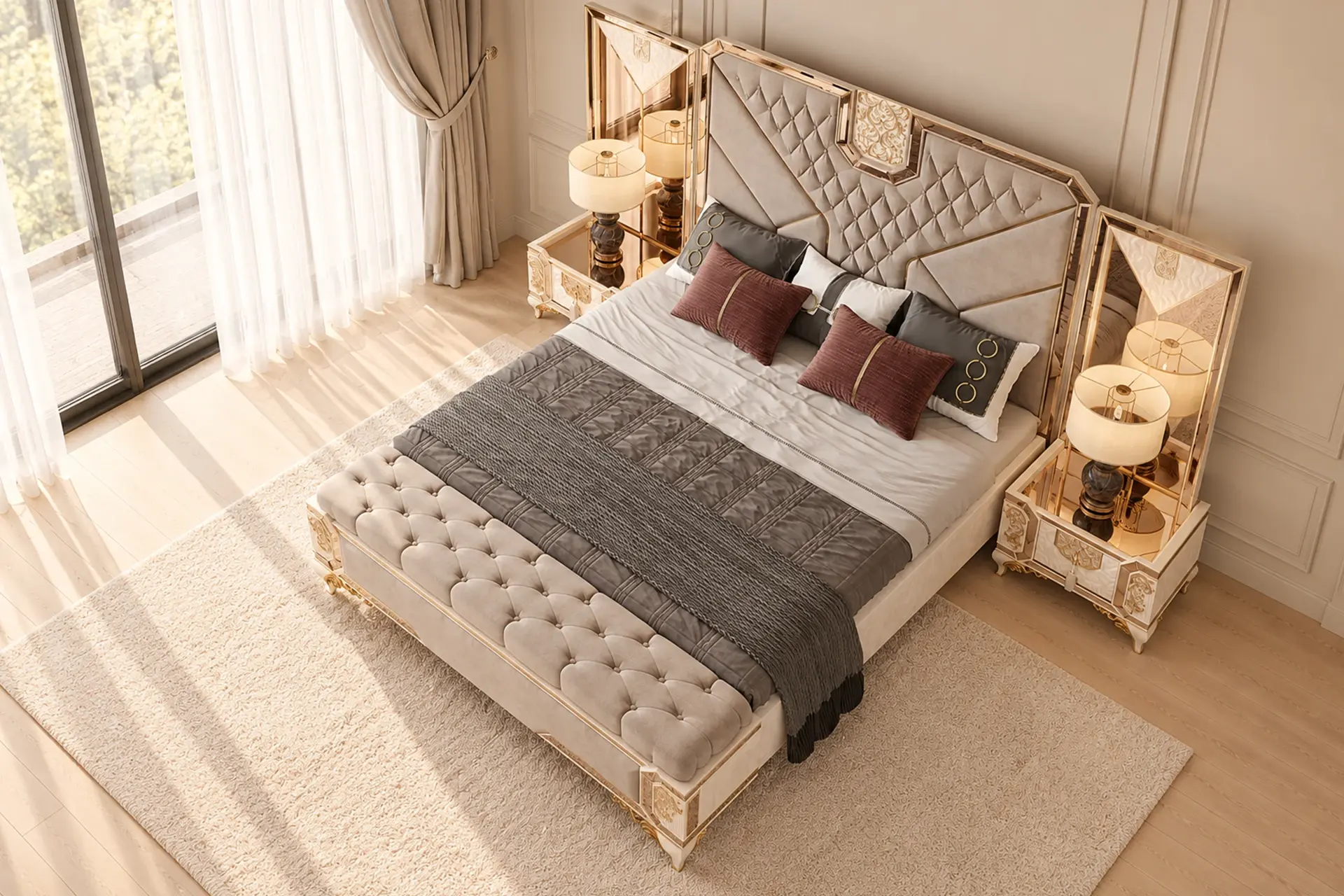 Safran Bedroom Bed