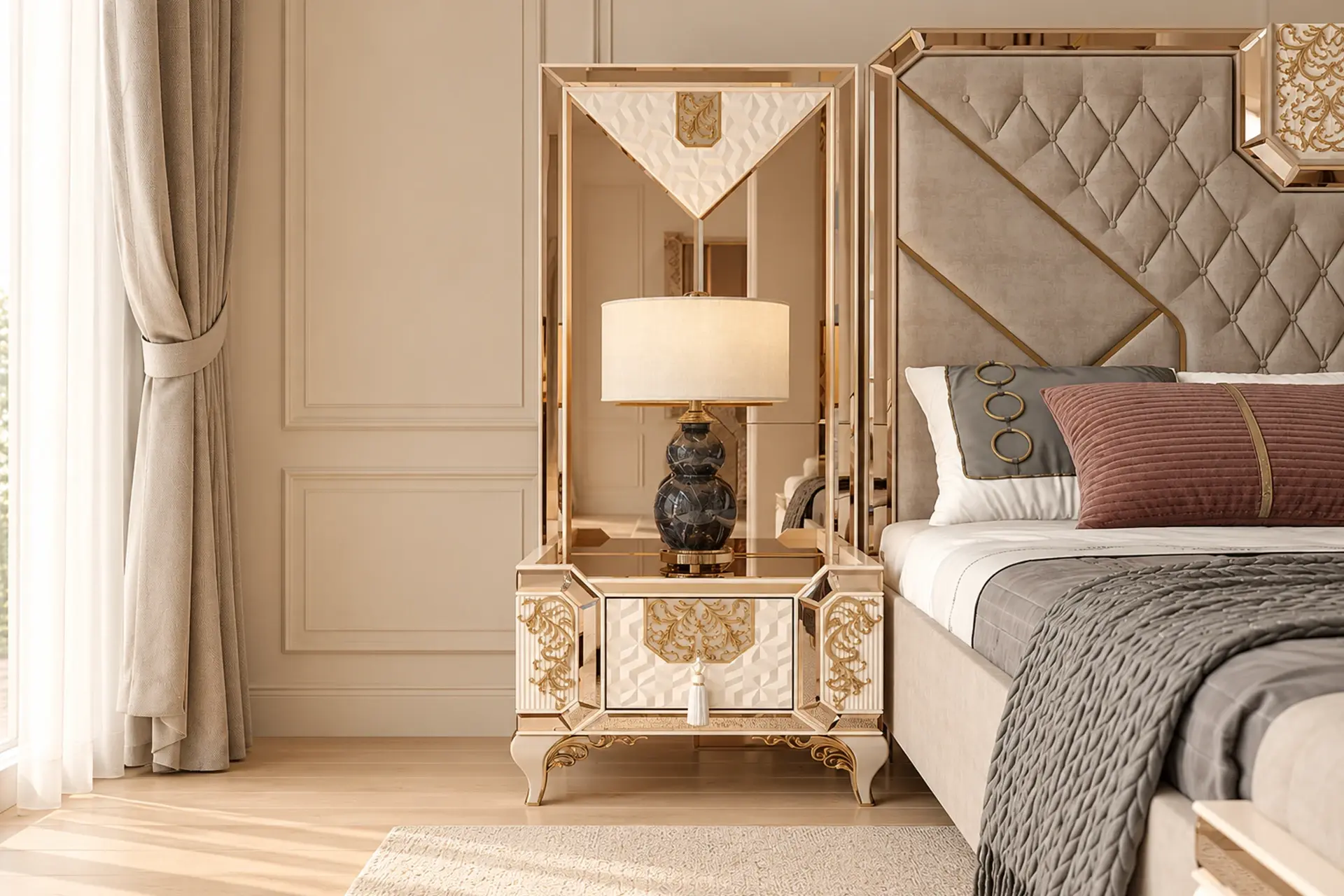 Safran Bedroom Nightstand