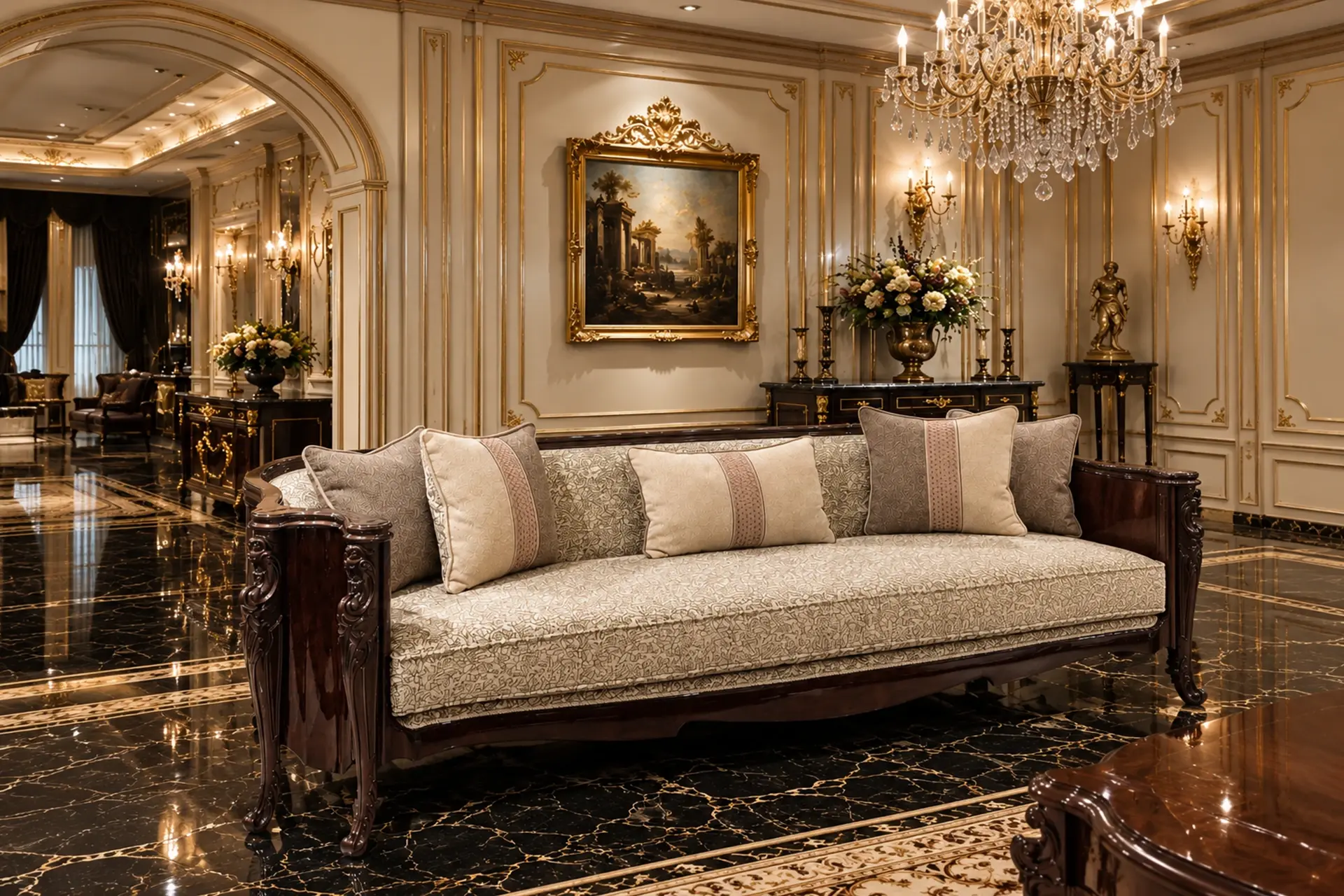 Valentino Living Room Sofa
