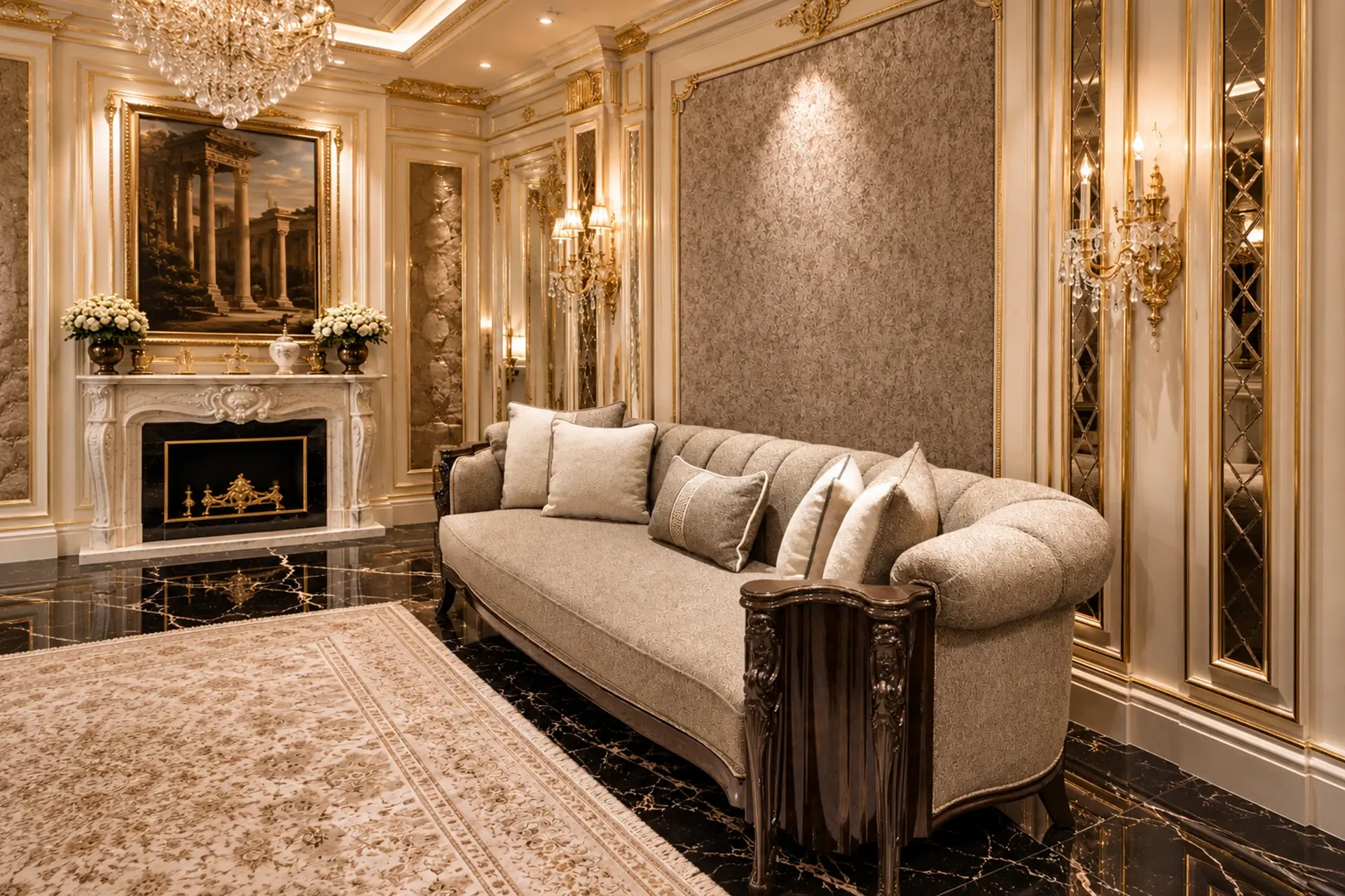 Valentino Living Room Sofa