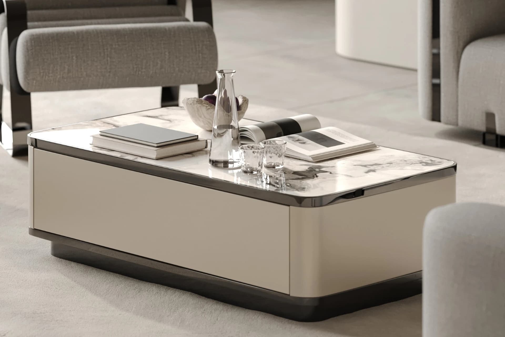 Diamond Living Room Coffee Table