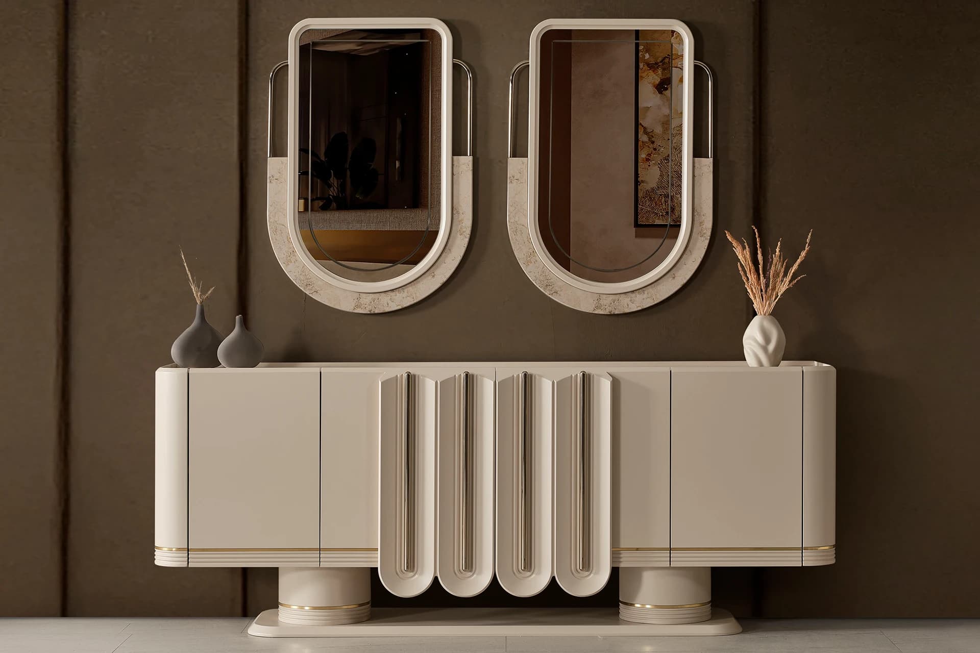 Renaria Dining Room Mirrored Console