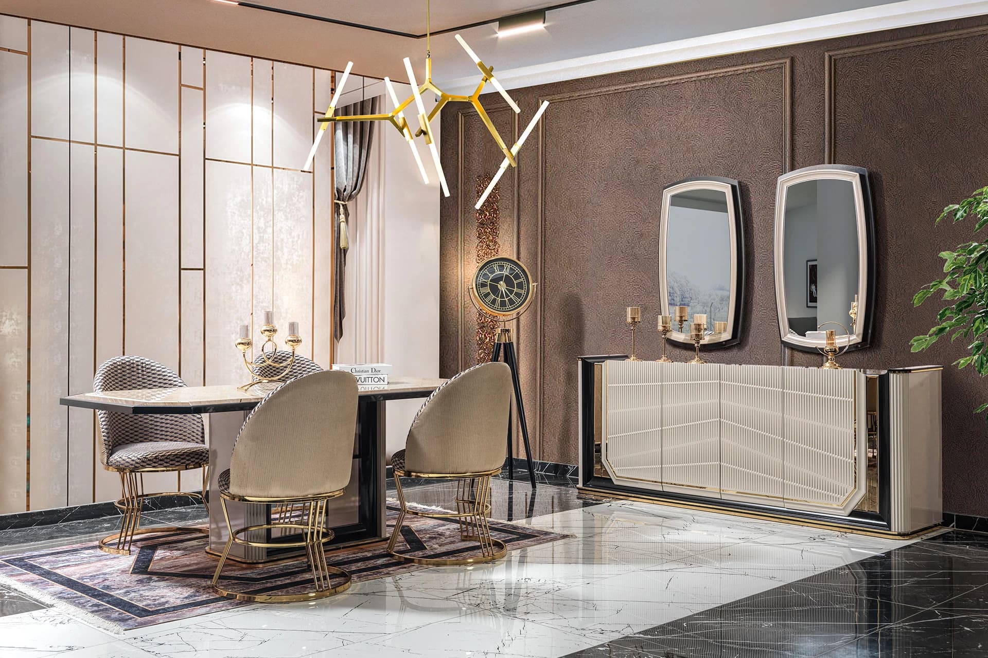 Varno Modern Dining Room Set