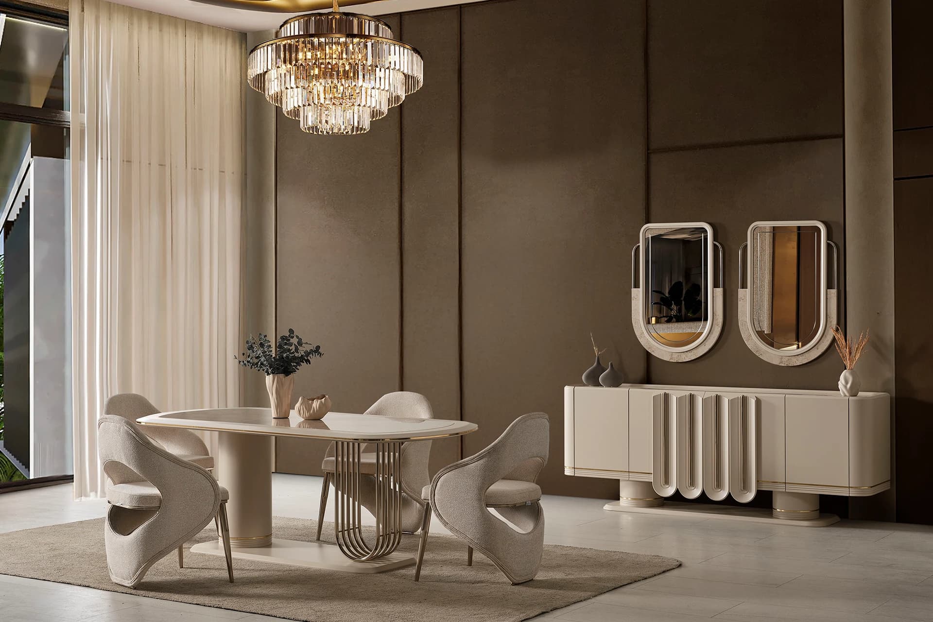 Renaria Modern Yemek Odası Takımı