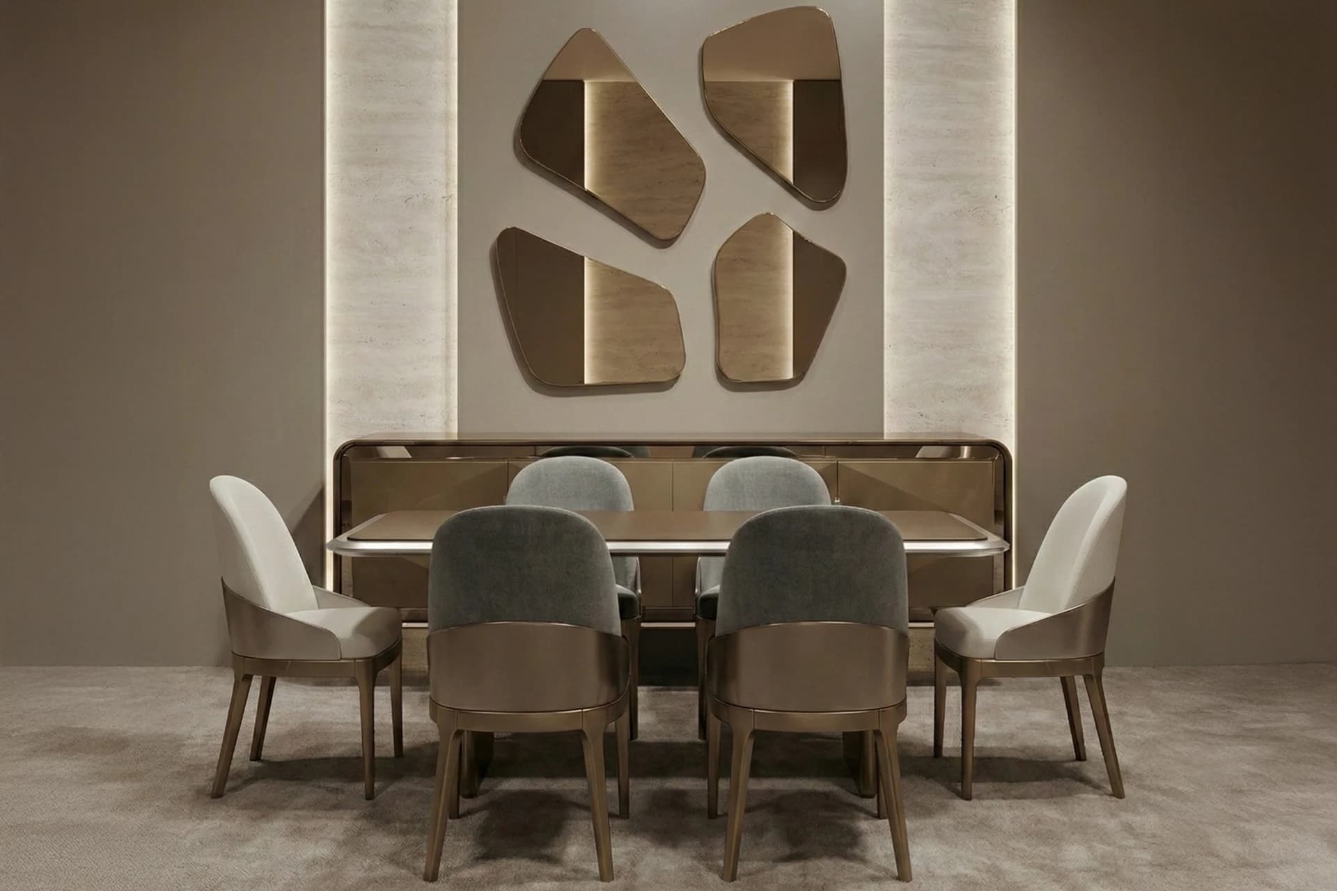 Monza Modern Yemek Odası Takımı