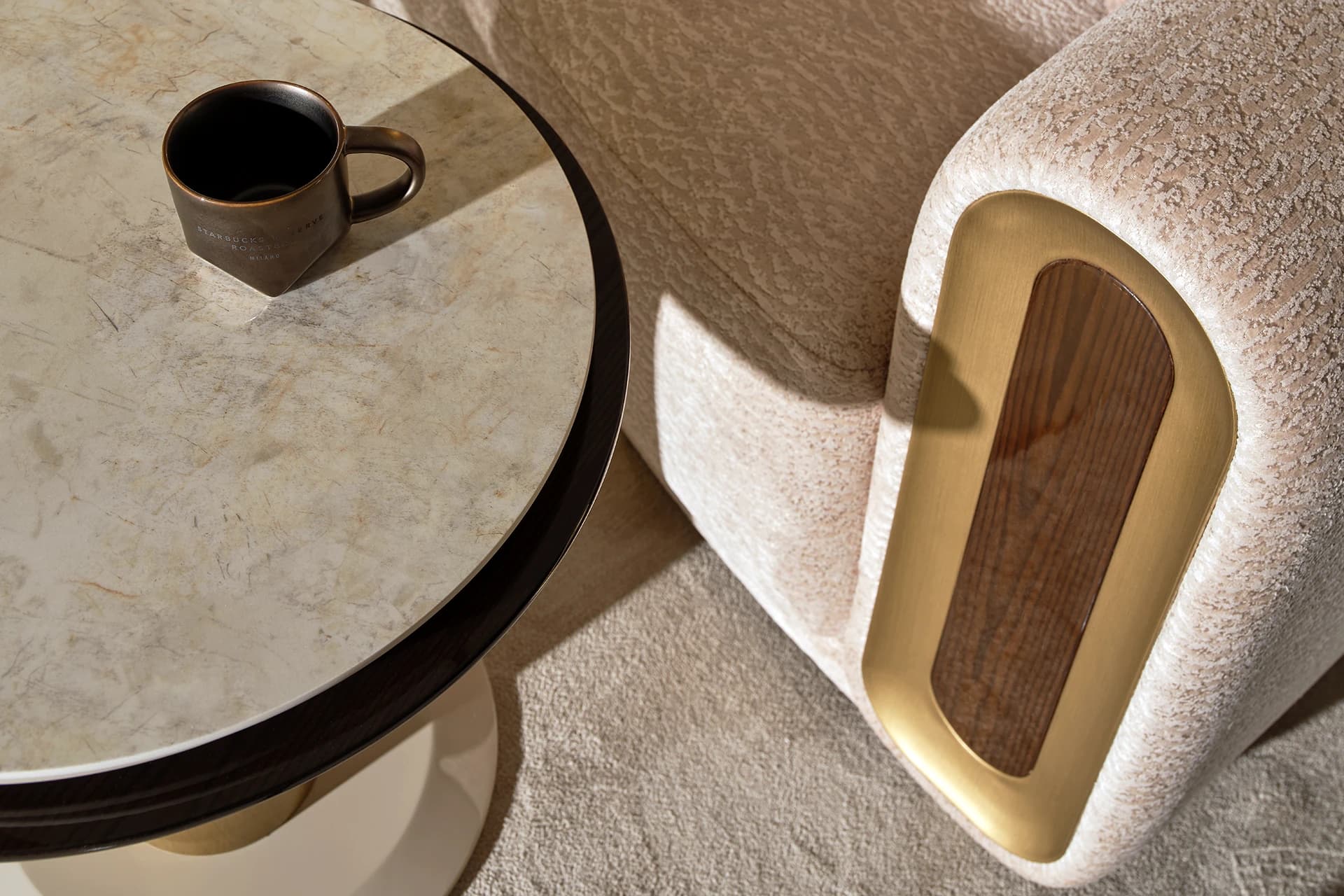 Cies Living Room Sofa and Coffee Table