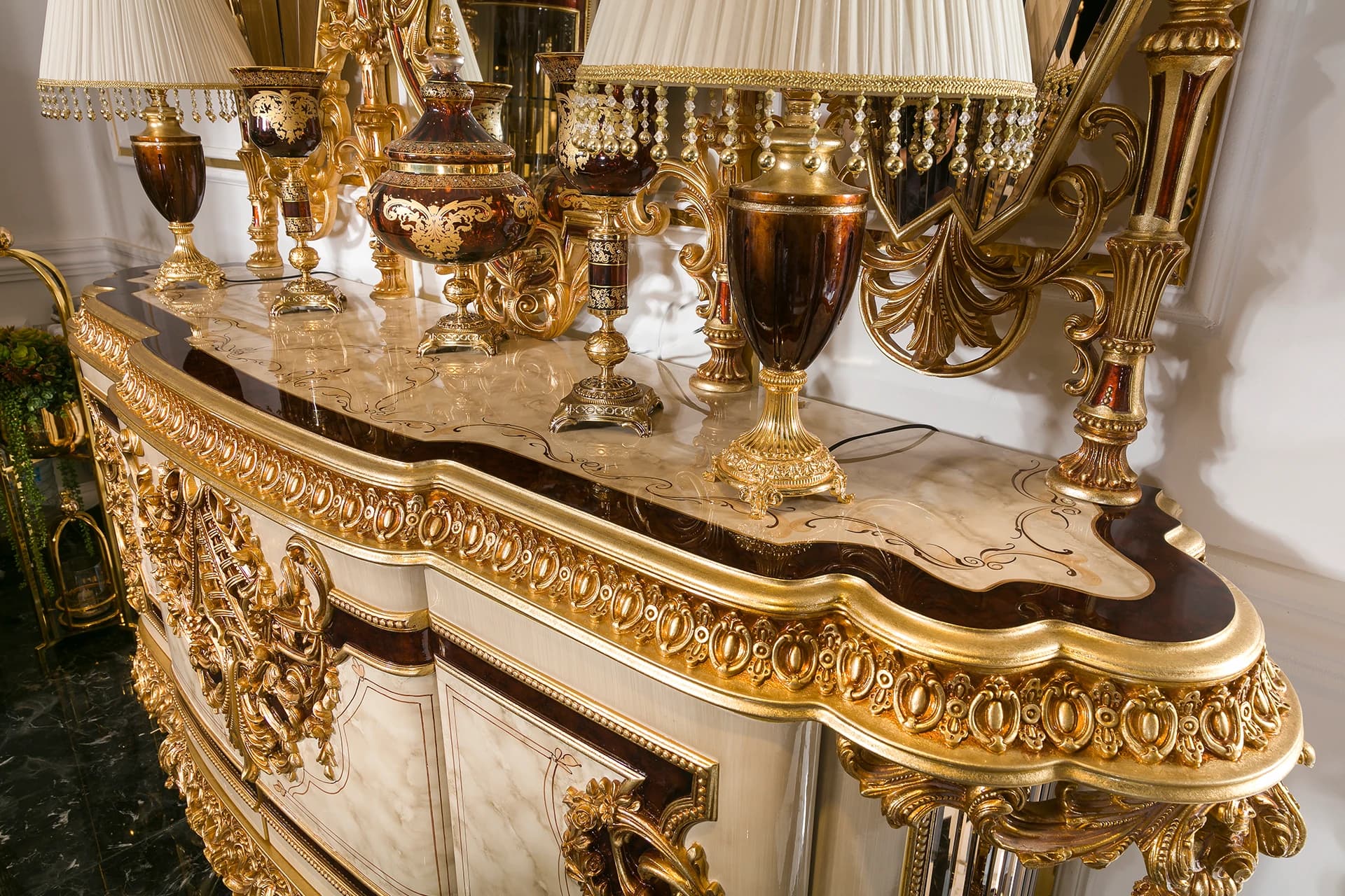Kral Dining Room Console Detail