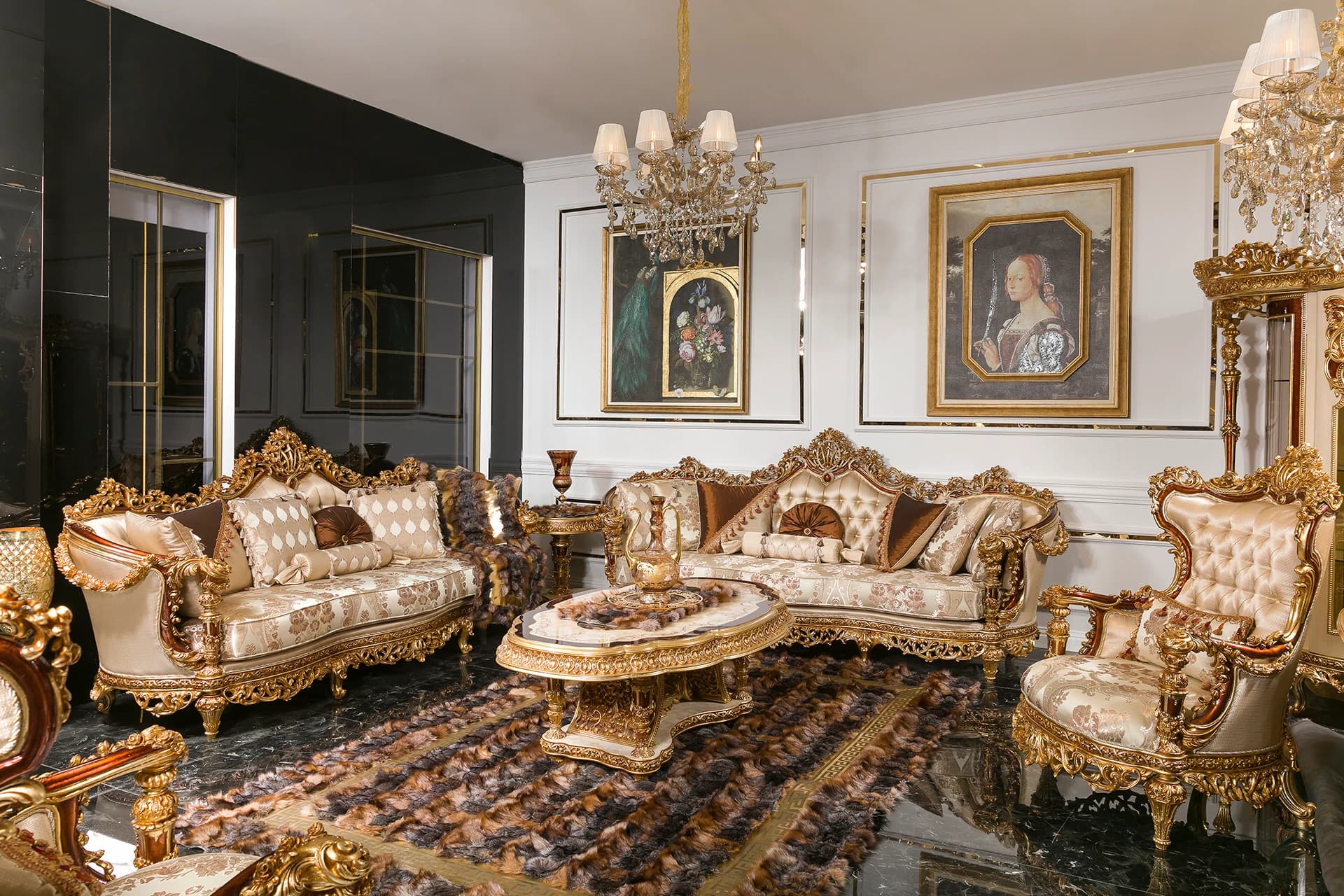 King Classic Sofa Set