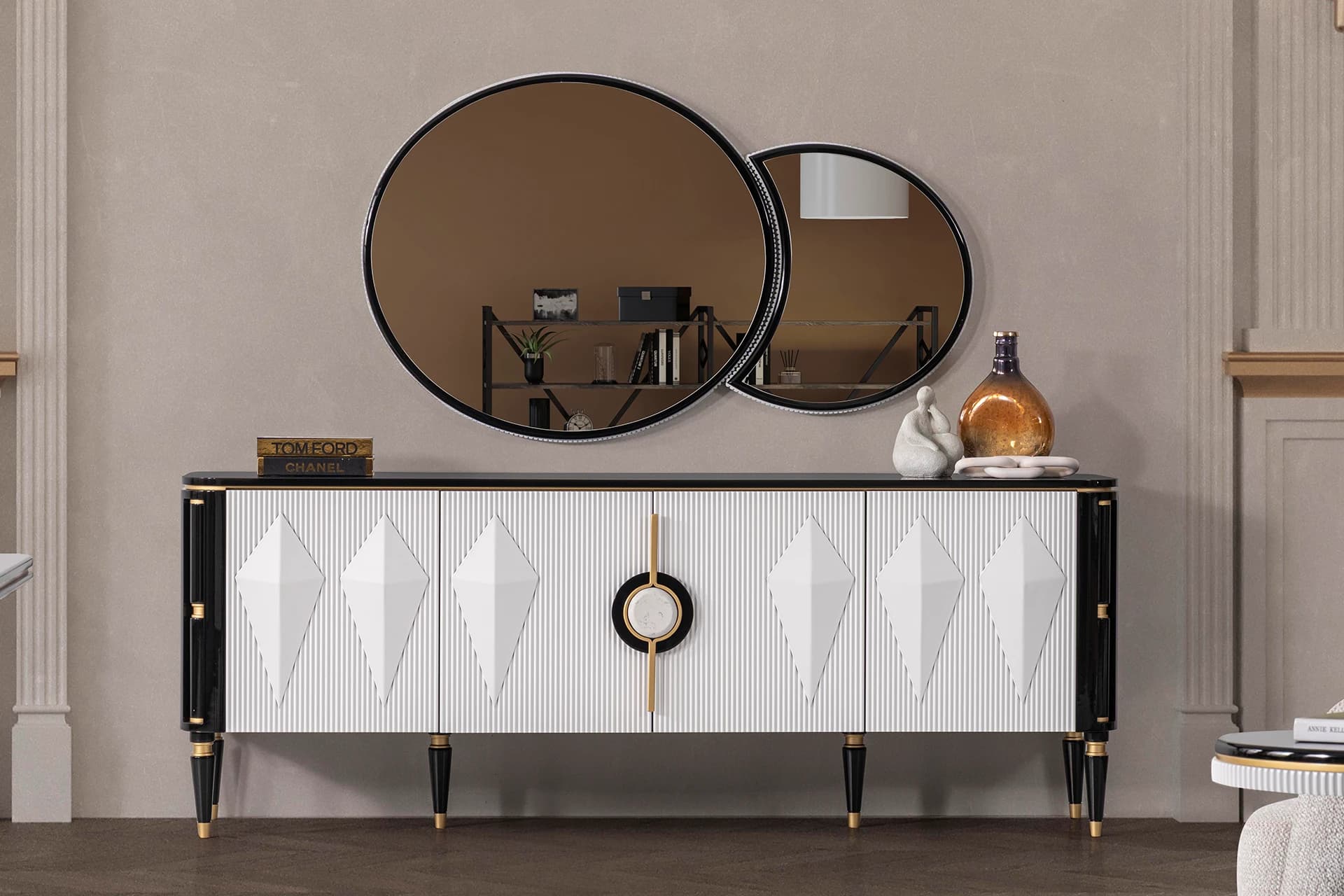 Lizbon Dining Room Mirrored Console