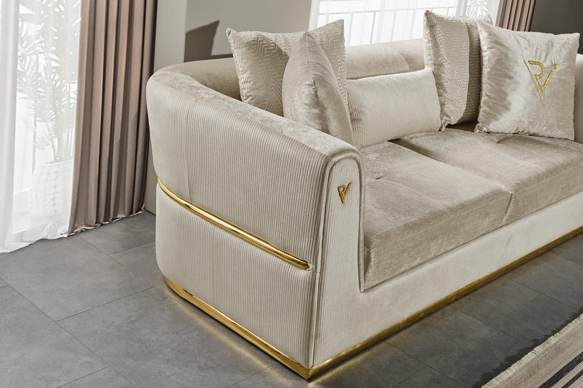 Aspendos Living Room Exclusive Sofa Detail
