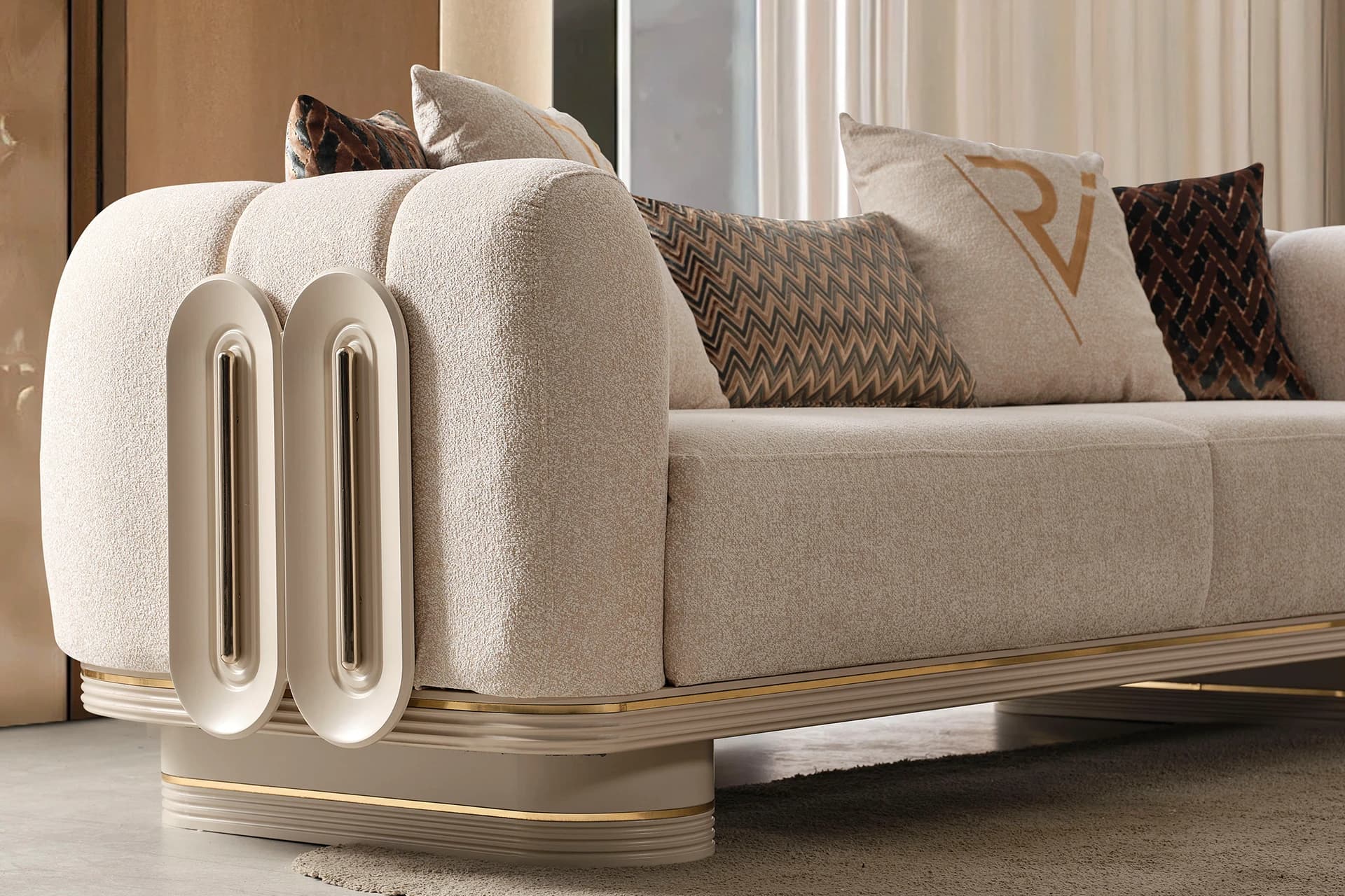 Renaria Living Room Sofa Detail
